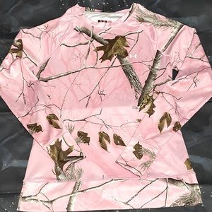 Pink Camo Under Armour Long Sleeve